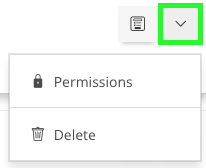 the down arrow in the profile pane (highlighted) and the additional options drop-down