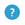 icon showing a small blue circle with a question mark inside